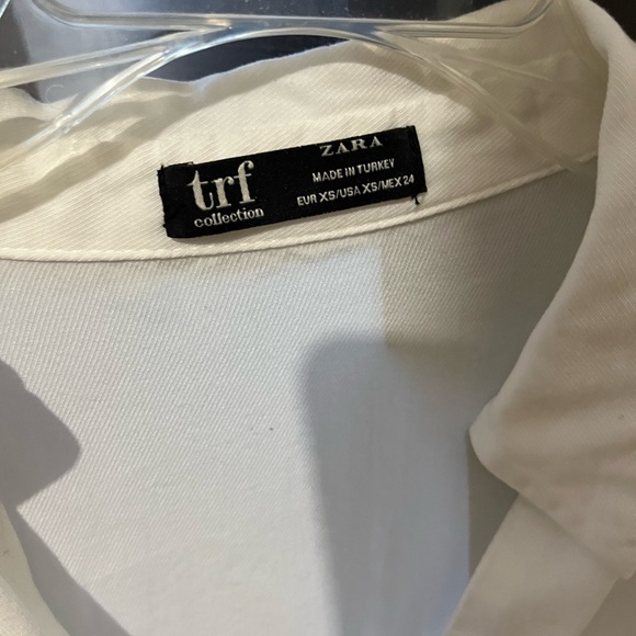 Zara White Blouse XS - Picture 3 of 4